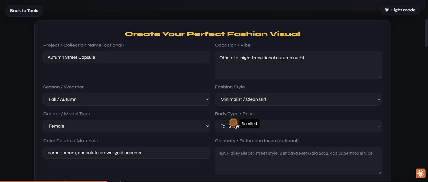 AI Fashion & Outfit Designer