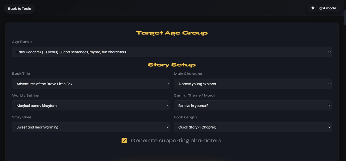 Children's Book Creator