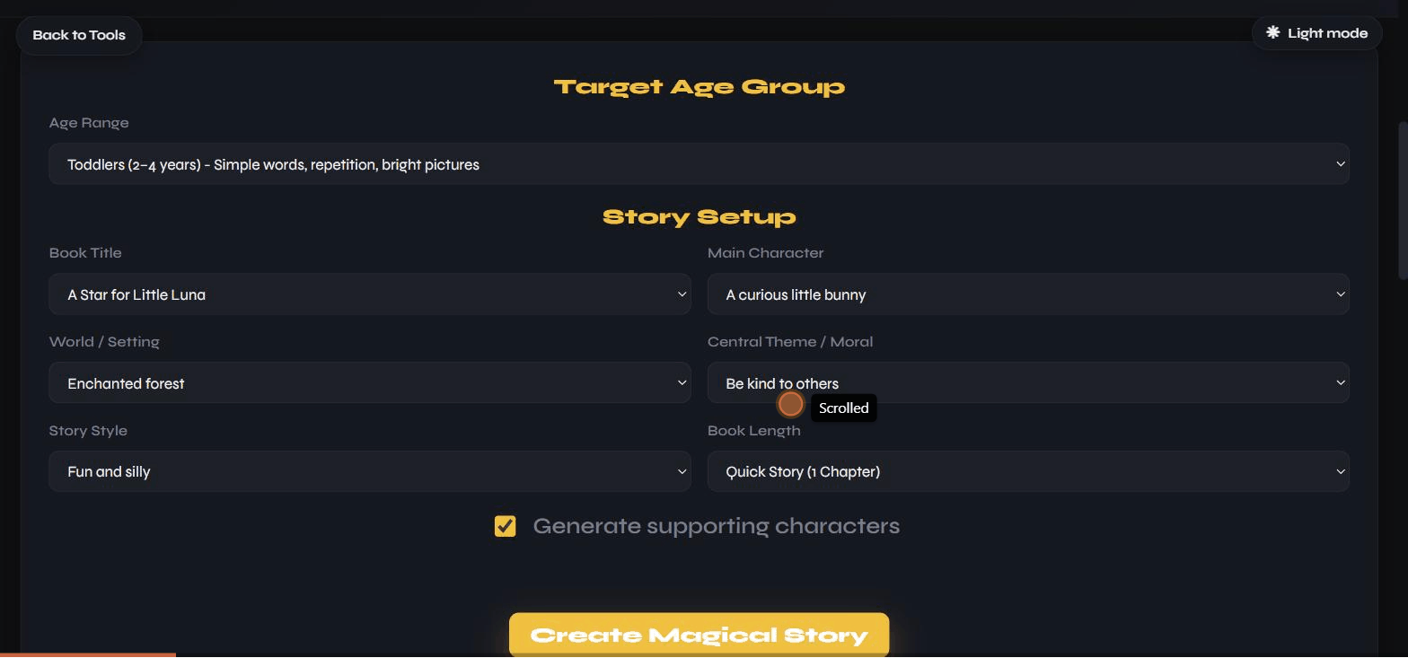 Enhanced Kids Book Generator