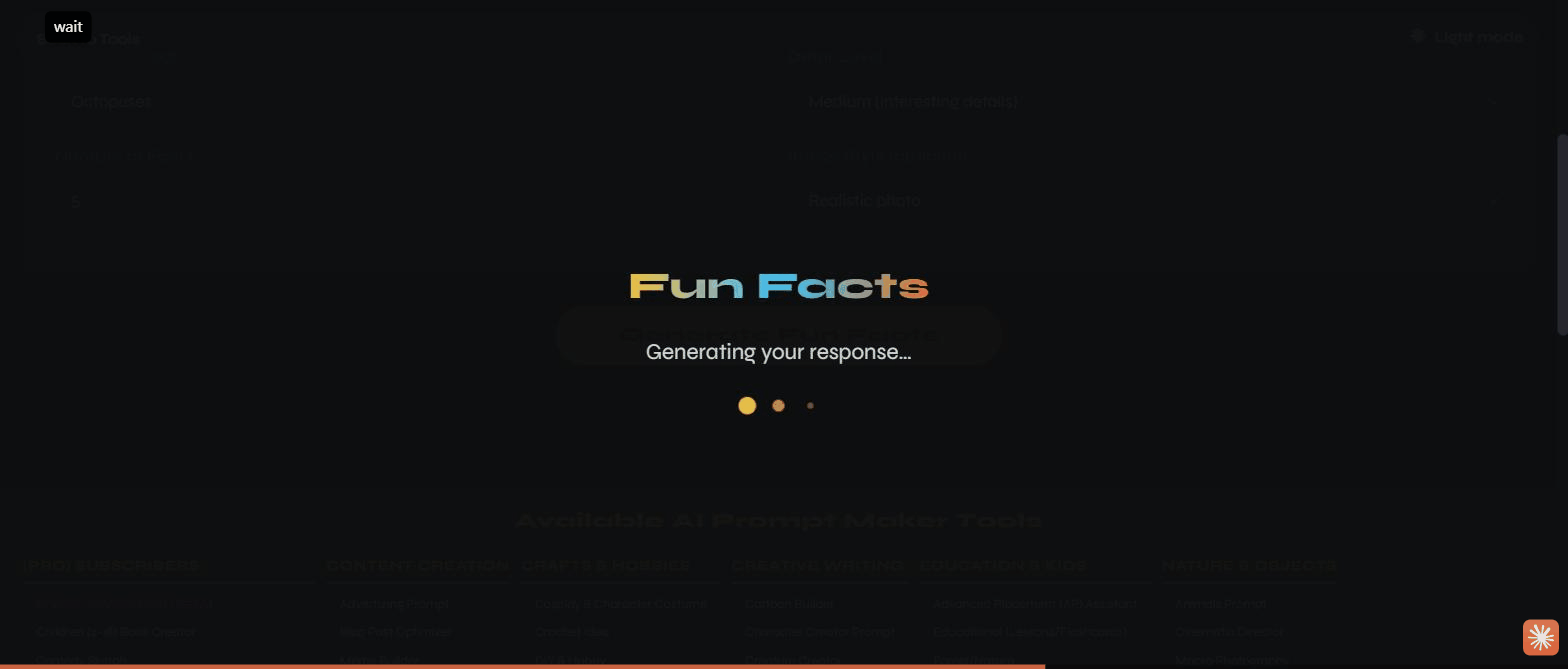 The generating overlay