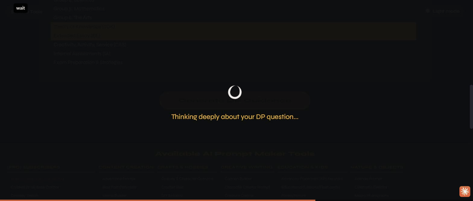 The generating overlay