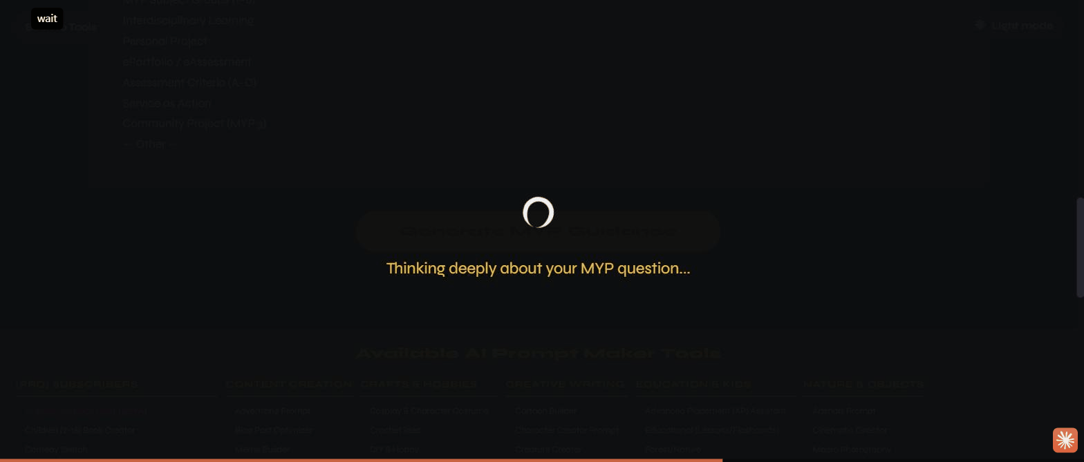 The generating overlay