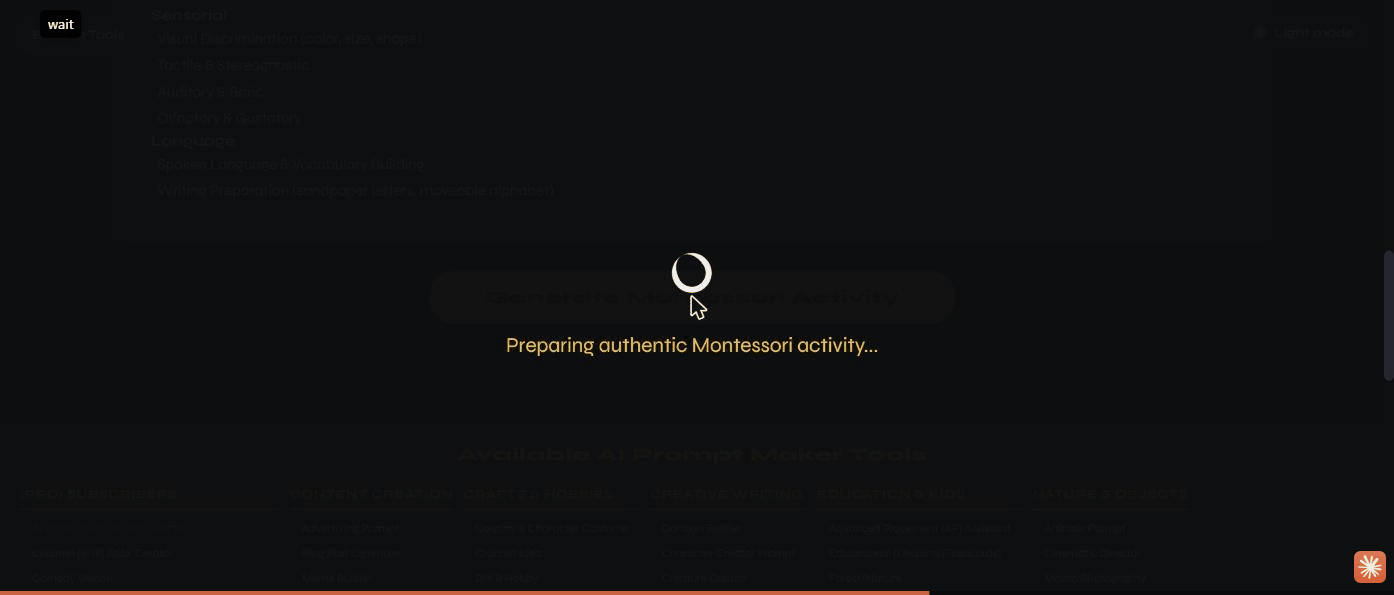 The generating overlay
