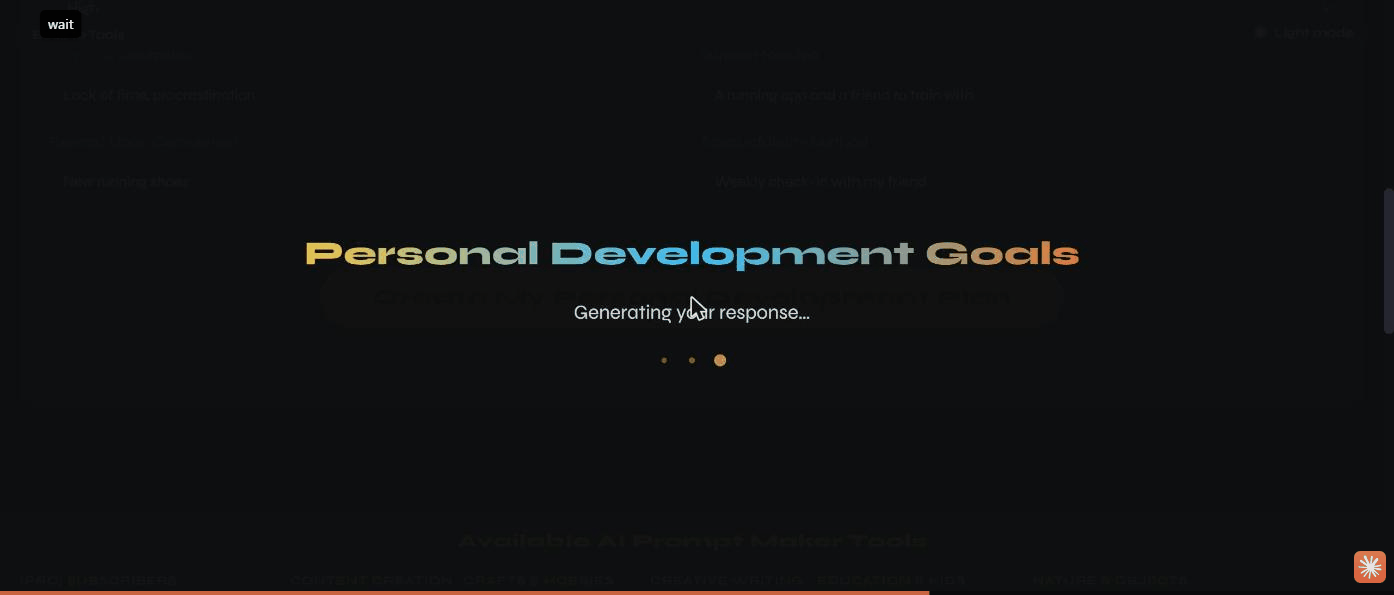 The generating overlay