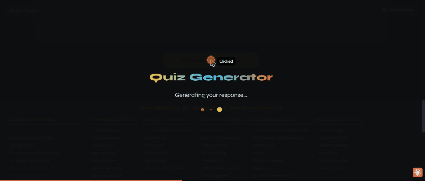 The generating overlay