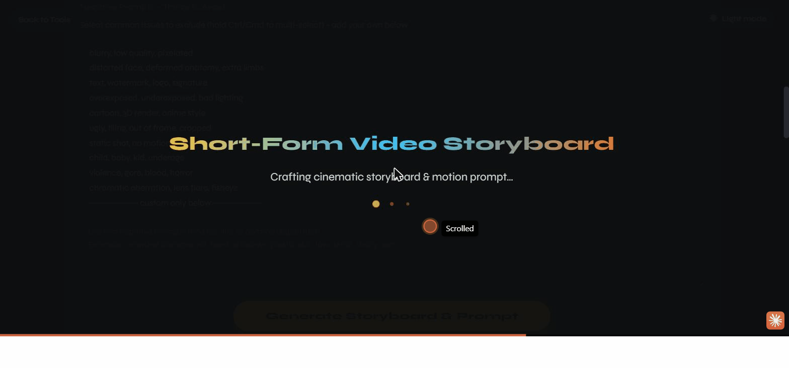 The generating overlay