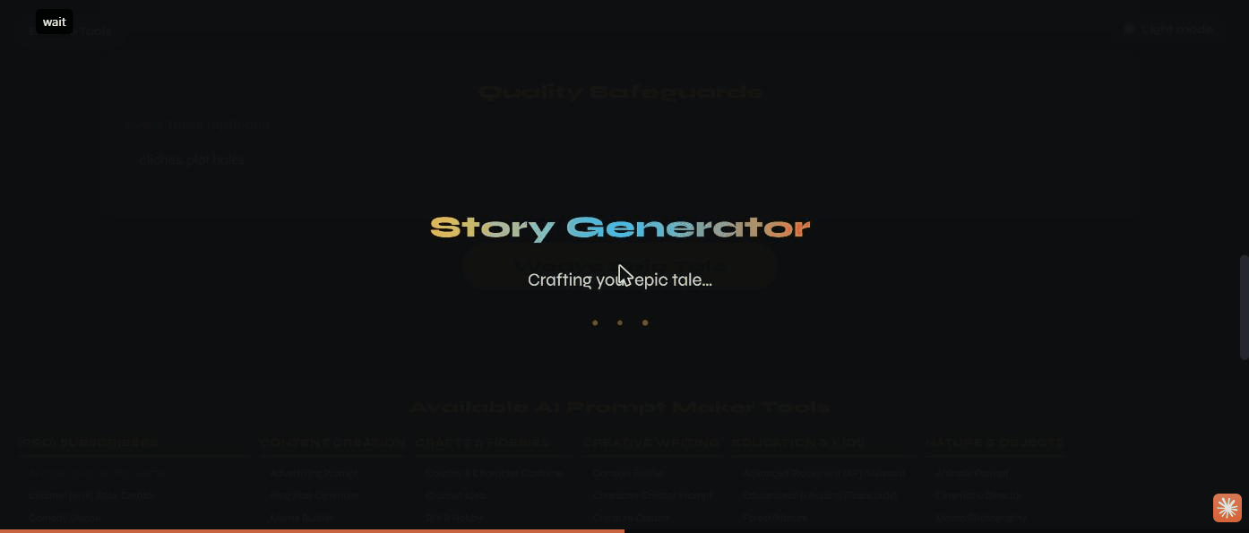 The generating overlay