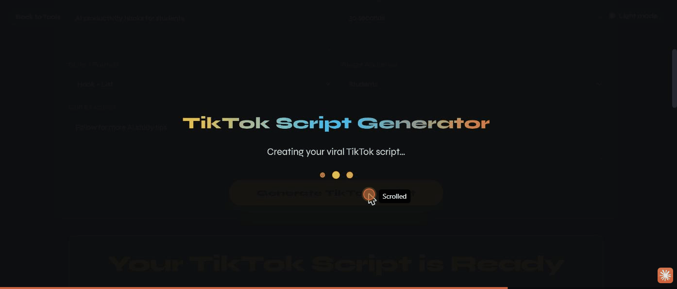 The generating overlay